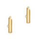 Slide end tubes 16mm - Gold